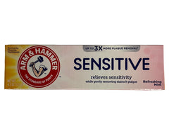Arm & Hammer Sensitive Orajel Enamel Strengthening Toothpaste Frosted Mint 4.5 oz packaging