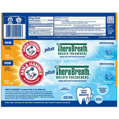 Arm & Hammer whitening toothpaste 0.9 oz tubes in 6-pack display