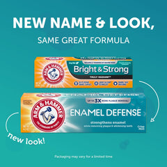 Five tubes of ARM & HAMMER Truly Radiant Whitening toothpaste in a 5-pack