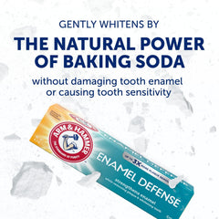 Box and tubes display of ARM & HAMMER Truly Radiant Fresh Mint toothpaste