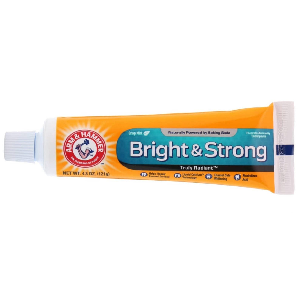 Fluoride cavity protection claim on toothpaste packaging