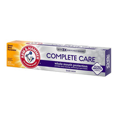Whitening and deep cleaning action of Arm & Hammer toothpaste
