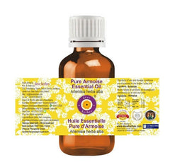 Steam-distilled Armoise essential oil 15ml amber glass bottle