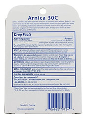 Arnica montana 30C homeopathic pellets (quick-dissolving form)