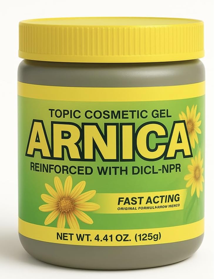 Arnica Cream Sore Muscle Massage Gel Pomade packaging