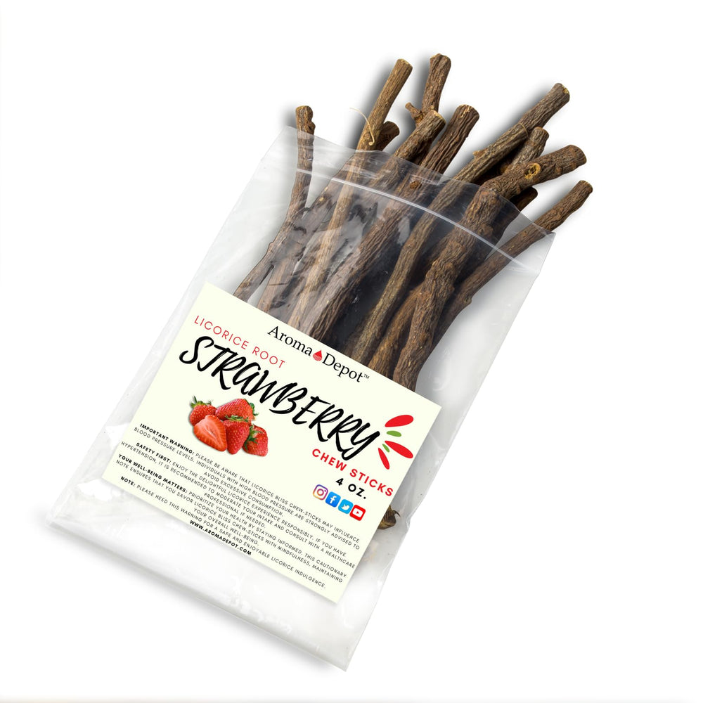 Banana licorice root chew sticks flavor, Aroma Depot, 2 oz, 6.5-7 inches