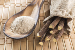 Natural licorice root ingredients label