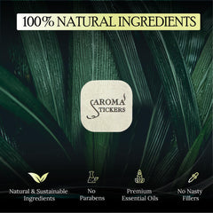 Natural ingredients icons and product branding