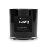 Aroma360 Black Velvet candle bottle shows hotel-inspired luxury ambiance.
