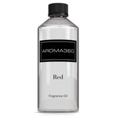 Aroma360 Red 500ml bottle elevates living spaces with refined fragrance.