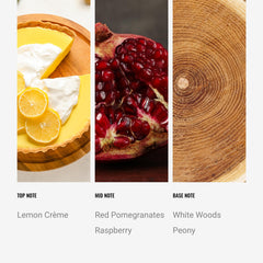 Aroma360 Sweetest Taboo Deluxe candle berry and pomegranate note in view