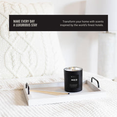 Aroma360 Sweetest Taboo Deluxe candle multi wick burn setup shown
