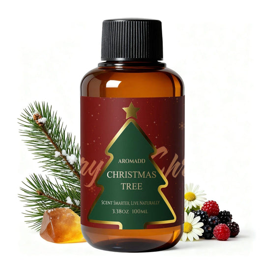 Aromadd Christmas Tree Diffuser Oil bottle front view – 100 ml