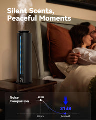 Aromadd hotel collection diffuser in black with 100 ml capacity