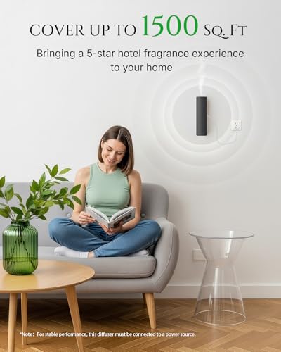 Wall-mounted Aromadd diffuser for home or office