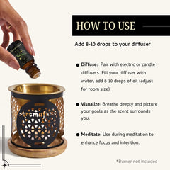 Aromafume attract money diffuser desk-setup highlights compact aroma for daily focus.