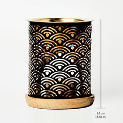 Aromafume brass bowl detail highlighting durable diffuser construction