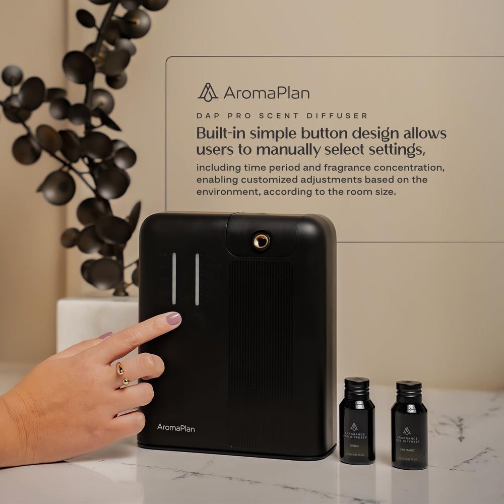 HVAC connected diffuser for whole home scenting