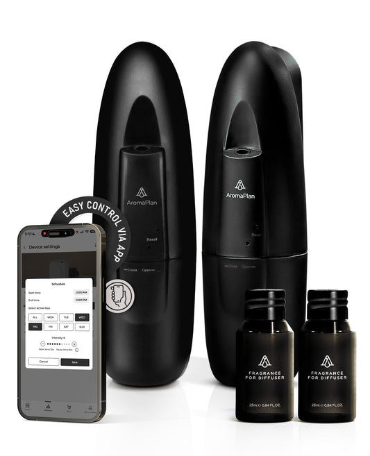 AromaPlan 2-pack waterless diffusers front view