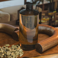 Minimalist product image showcasing AromaPlan White Sandalwood fragrance oil