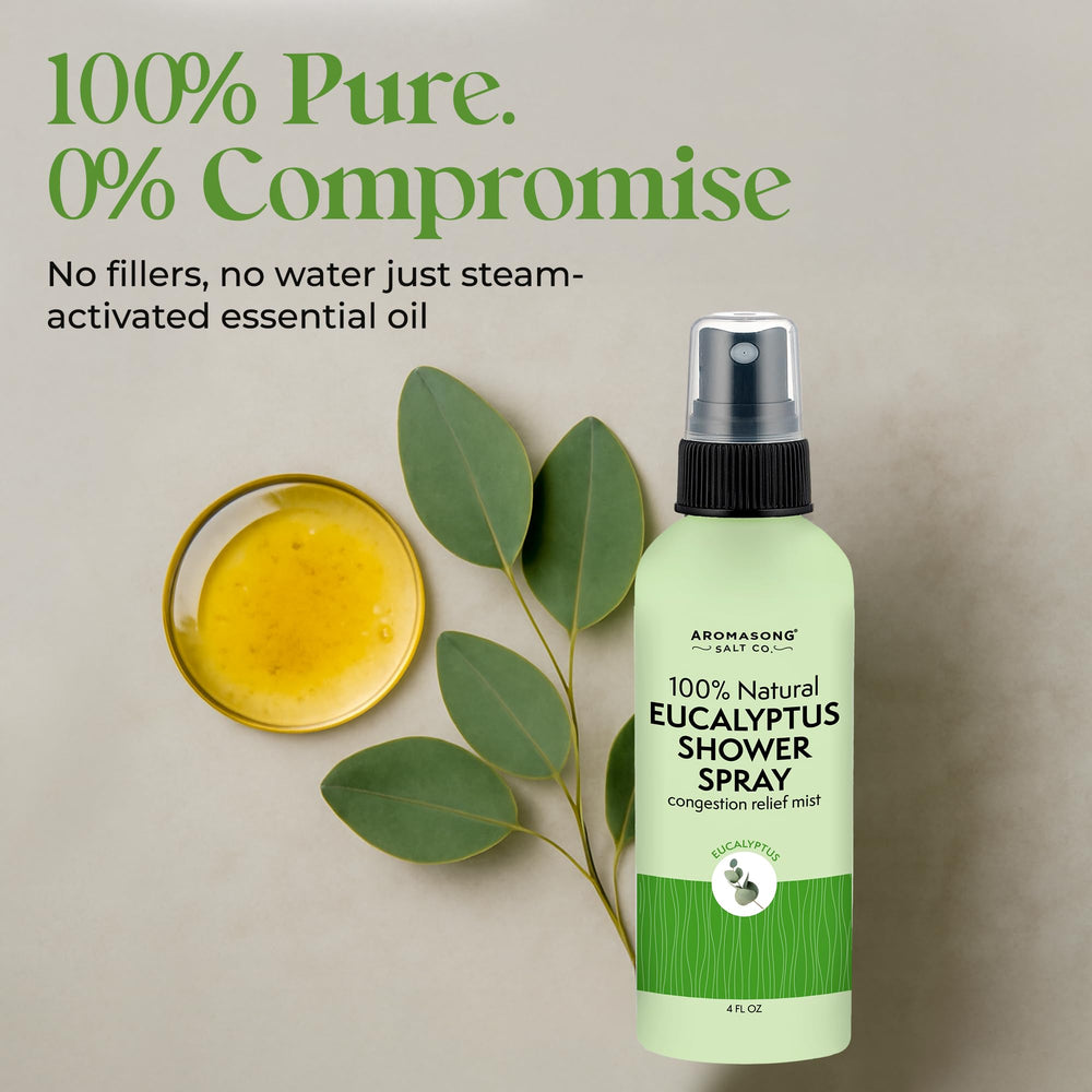 Spa-like shower with eucalyptus aroma
