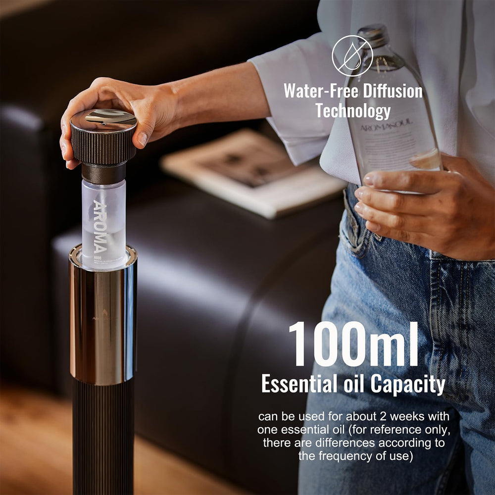 AROMASOUL 8800mAh battery delivers long-lasting fragrance without frequent recharges