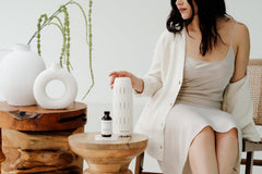 The Beach House packaging box and bottle