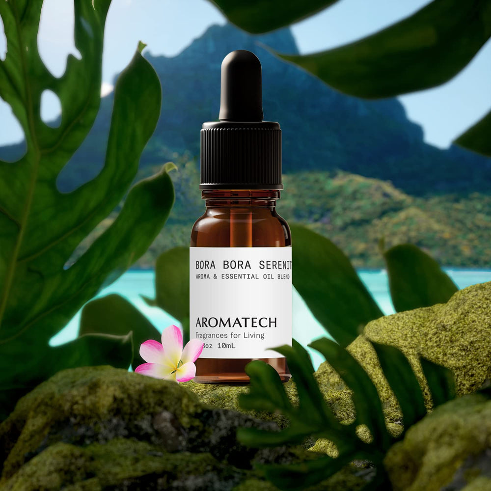 USA-made, vegan, and cruelty-free certification icons for Bora Bora Serenity