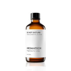 AromaTech Do Not Disturb bottle ready for diffuser, supporting relaxing spaces and undisturbed focus