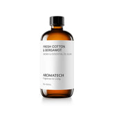 AromaTech Fresh Cotton & Bergamot 500ml bottle close-up