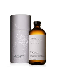 Eucalyptus and cedarwood notes visualization with Lavender