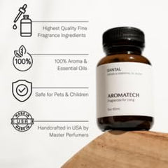 Aromatech Oud Saphir in ultrasonic diffuser elevating mood to sophisticated, masculine relaxation.