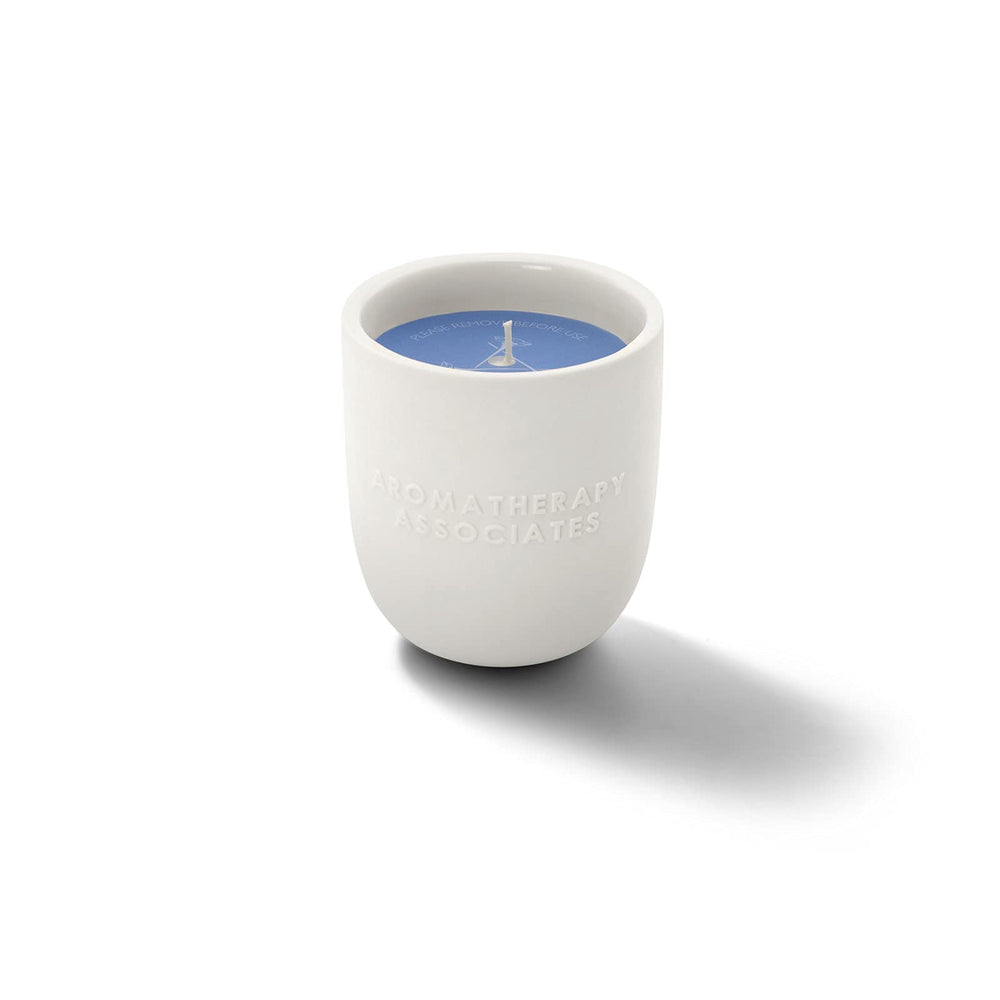 Aromatherapy Associates Deep Relax Candle creating a calm bedroom mood