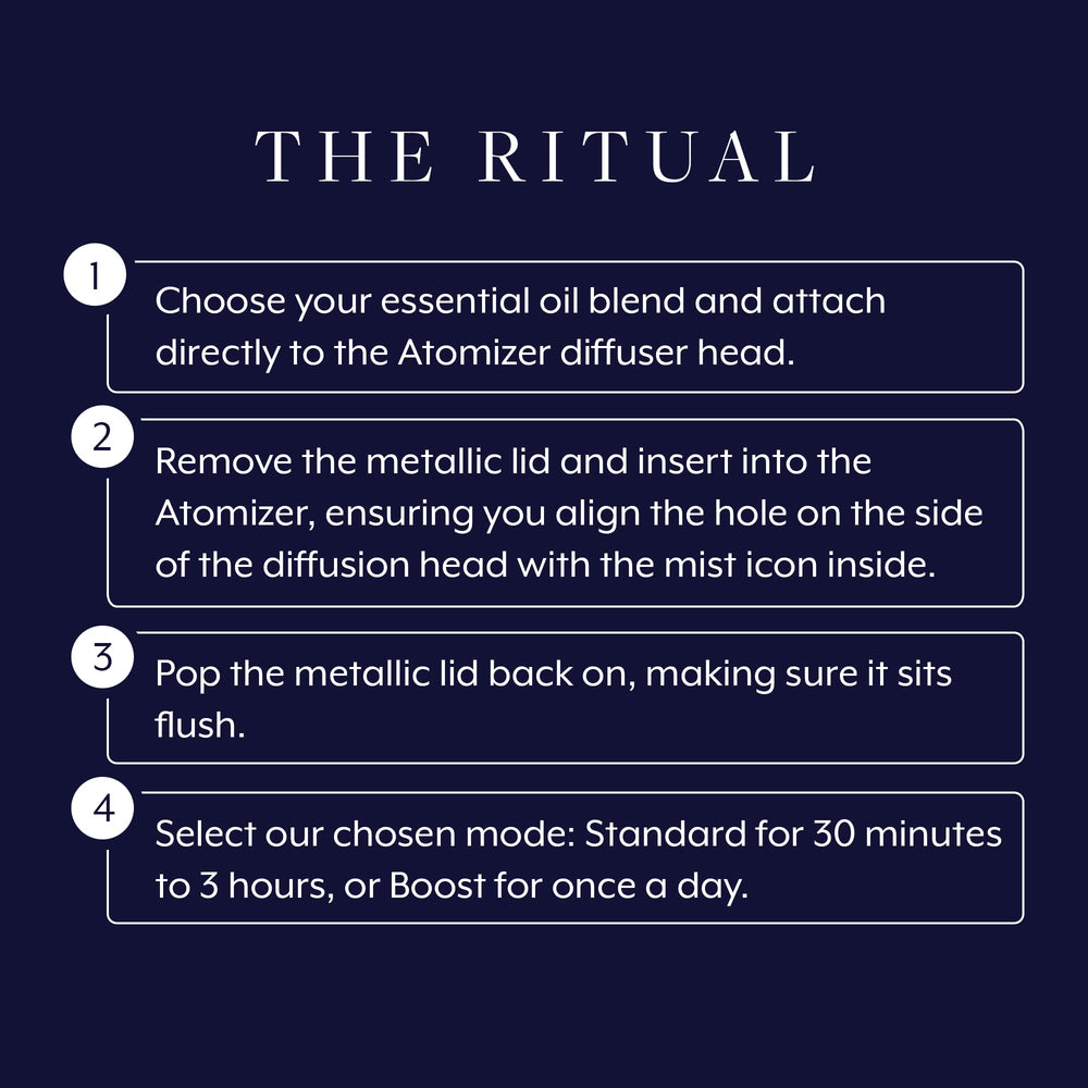 Aromatherapy Associates rechargeable atomizer battery enables all-day portability and easy recharging