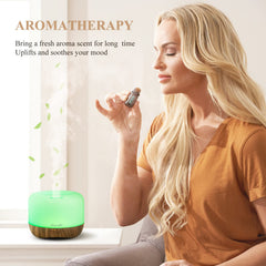 Brown 500ml diffuser in bedroom setting