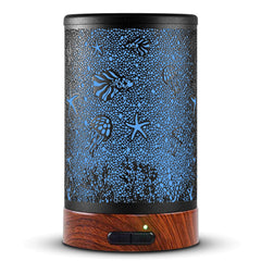 Aromatherapy essential oil diffuser Sea design, 150ml water tank with LED light