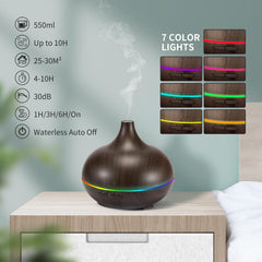 Peppermint and citrus essential oils beside the diffuser