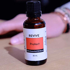 Aromatherapy setup featuring Protect blend