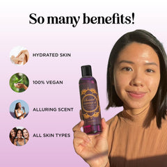 Jojoba oil and lavender essential oil bottles for massage