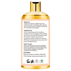 Close-up of jasmine and orange essential oils