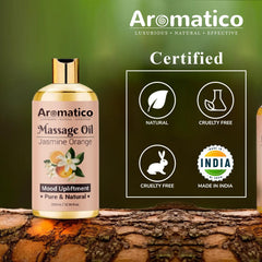 Hands applying oil during full body massage