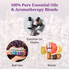 Aromatics International Marjoram Sweet Essential Oil blended with lavender for soothing massage blends.