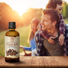 AROMATIKA Clove Bud Oil for skin or hair care blends when diluted properly.