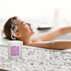 AROMATIKA Lavender Fields aromatherapy-inspired scent enhances cozy evenings.