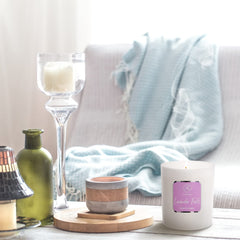AROMATIKA Lavender Fields gift-packaging ready candle for special occasions.