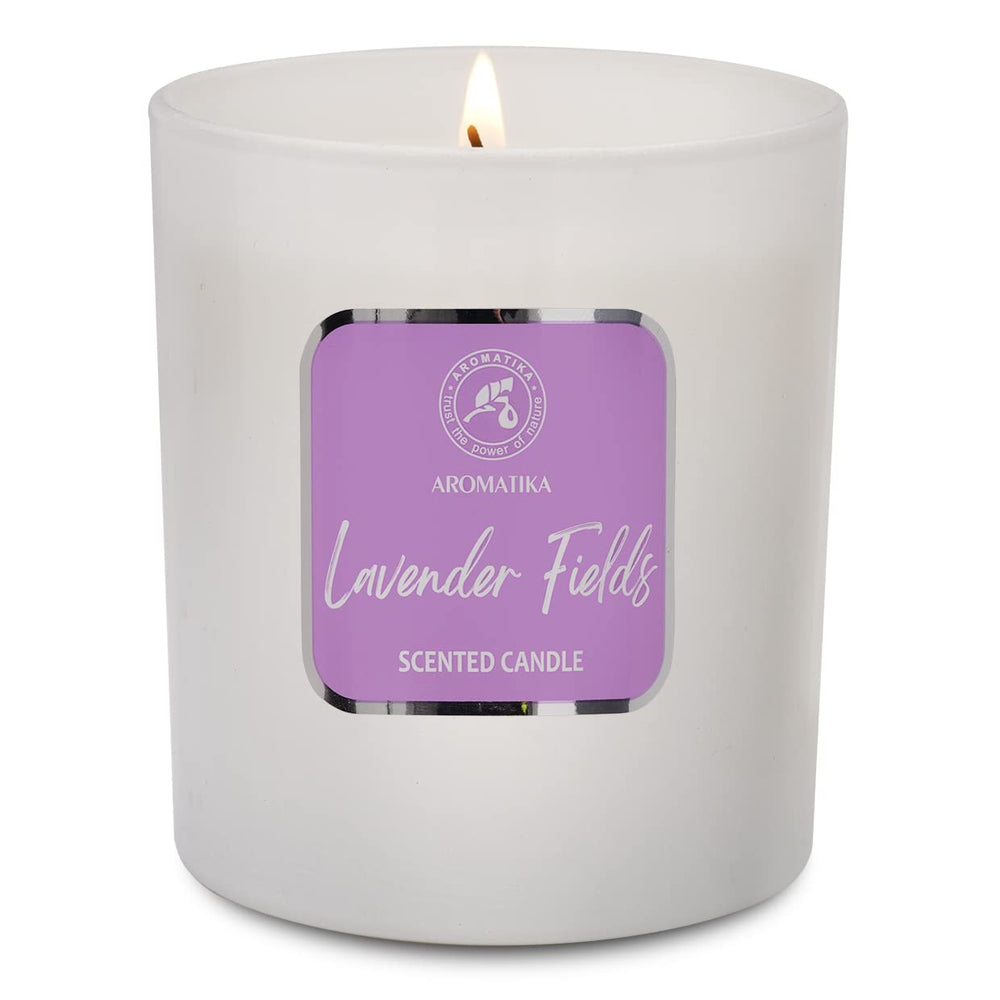AROMATIKA Lavender Fields label front signals premium gift-ready presentation.