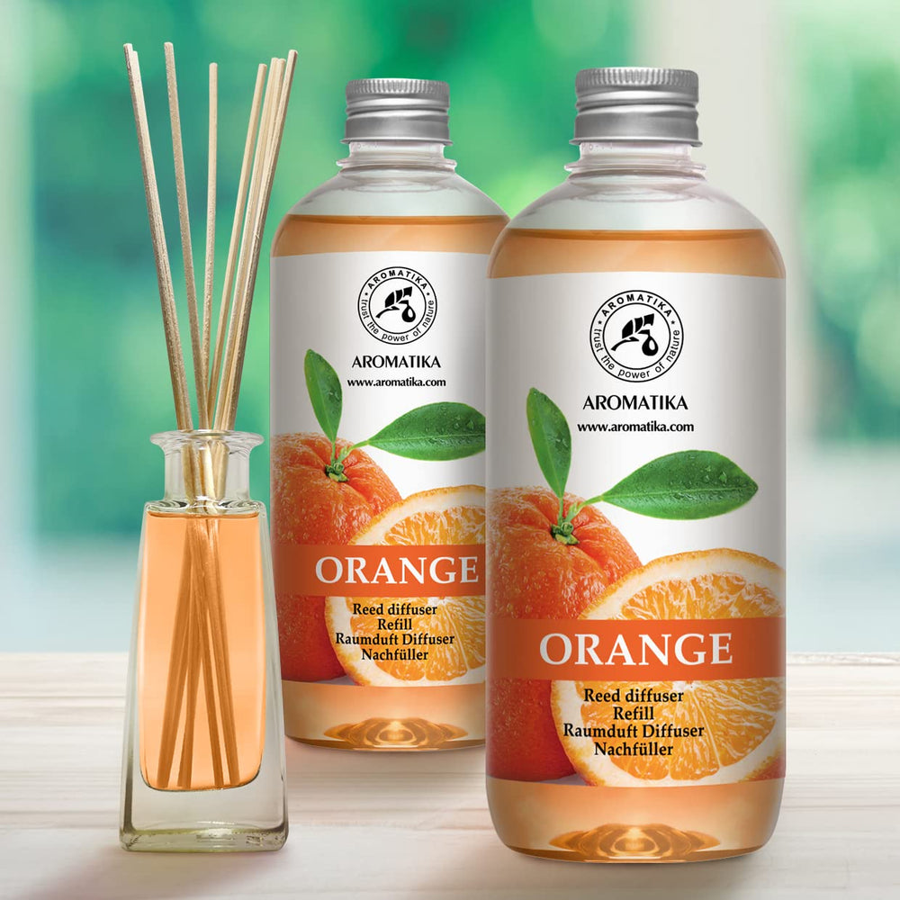 AROMATIKA natural orange oil refill for refreshing, long-lasting fragrance