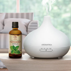 AROMATIKA Peppermint oil cleaning-application boosts natural cleaning