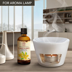 AROMATIKA Ylang Ylang relaxing massage oil for skin and tension relief