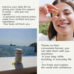 Immune support concept with oregano oil capsules